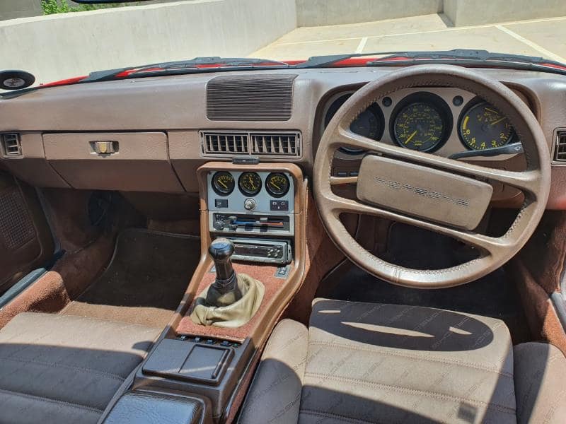 1985 Red Porsche 944 manual for sale
